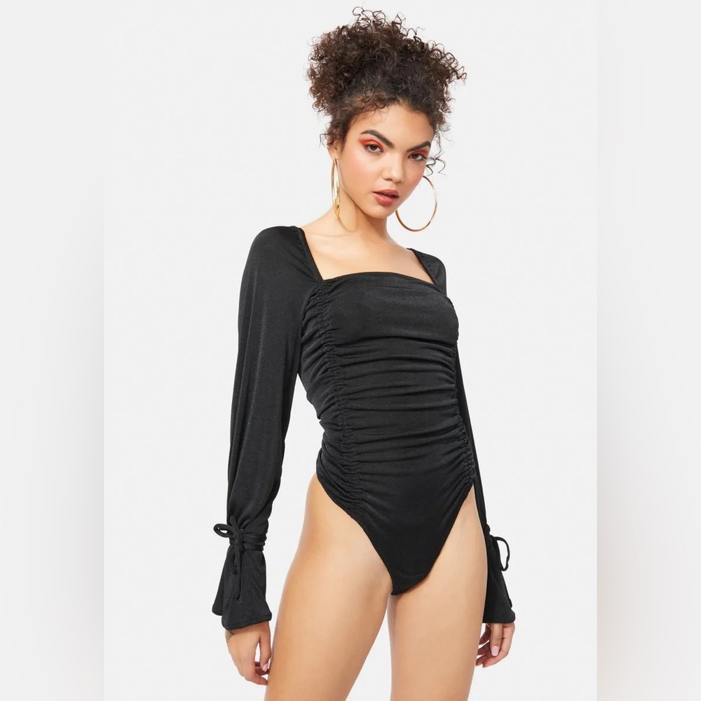 Free People Meant To Be Bodysuit Size Small Black